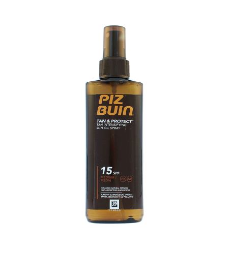 Piz Buin Tan & Protect ochranný olej urychlující opalování SPF 15 150 ml