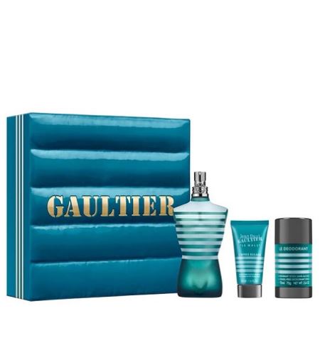 Jean Paul Gaultier Le Male toaletní voda 125 ml + balzám po holení 50 ml + deostick 75 ml Pro muže dárková sada