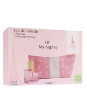 Sophie La Girafe Oh! My Sophie dárková sada pro děti toaletní voda 50 ml + kosmetická taštička