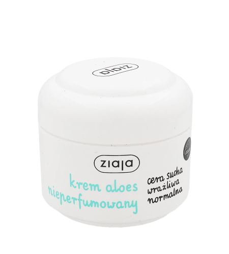 Ziaja Aloe hydratační pleťový krém bez parfemace 50 ml