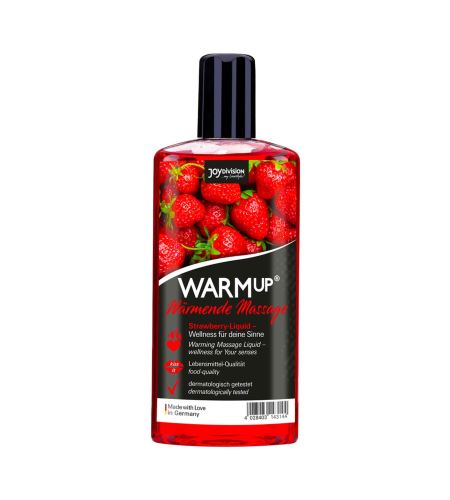 JoyDivision Warmup Strawberries hřejivý masážní gel 150 ml
