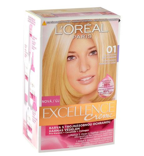 L'Oréal Paris Excellence Creme Hair Colour 1ks W 01 Lightest Natural Blonde