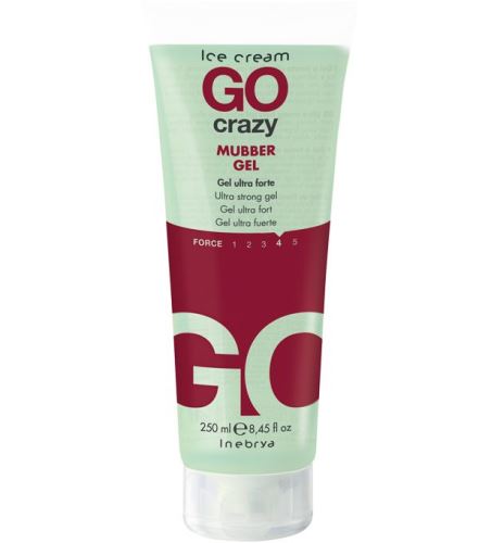 CRAZY Mubber Gel 250 ml - silný gel s efektem mokrých vlasů
