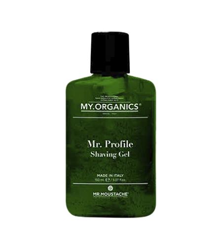 MY.ORGANICS Mr.Profile Shaving Gel transparentní gel na vousy 150 ml