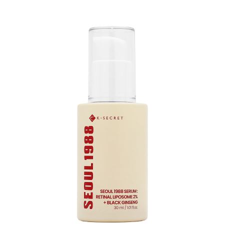 K-SECRET SEOUL 1988 Serum Retinal Liposome 2% + Black Ginseng zpevňující sérum s lipozomálním retinalem 30 ml