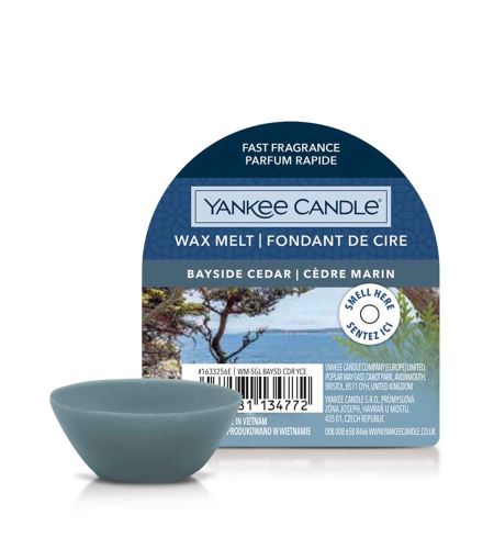 Yankee Candle Bayside Cedar vonný vosk 22 g