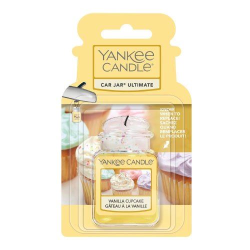 Yankee Candle Vanilla Cupcake gelová visačka do auta 1ks