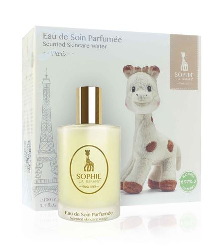 Sophie La Girafe Eau de Soin Parfumée parfemovaná tělová voda unisex 100 ml + plyšová hračka dárková sada