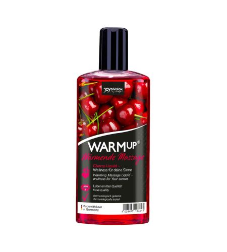JoyDivision Warmup Cherry hřejivý masážní gel 150 ml
