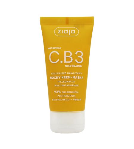 Ziaja Vitamin C.B3 noční krém-maska 50 ml