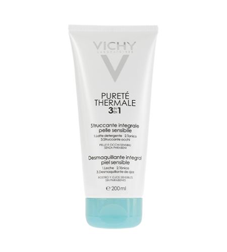 Vichy Purete Thermale odličovací emulze 3v1 pro citlivou pleť 200 ml