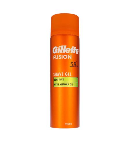 Gillette Fusion gel na holení pro citlivou pleť 200 ml
