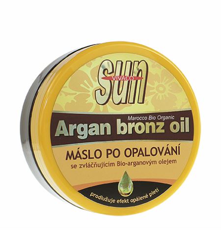 Vivaco SUN Argan Bronz Oil máslo po opalování s bio arganovým olejem 200 ml