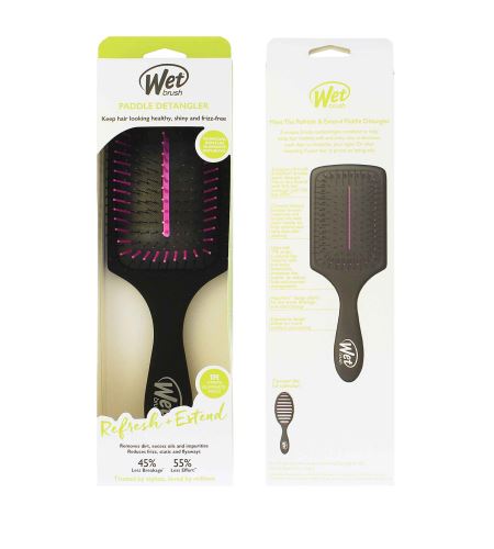 Wet Brush Refresh + Extend Paddle Detangler kartáč na vlasy Black
