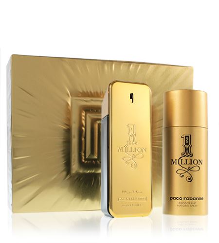 Paco Rabanne 1 Million dárková sada pro muže toaletní voda 100 ml + deosprej 150 ml