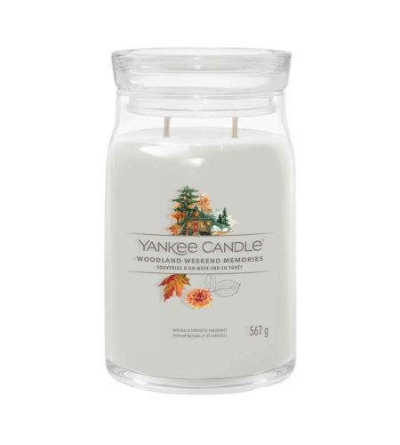 Yankee Candle Woodland Weekend Memories signature svíčka velká 567 g