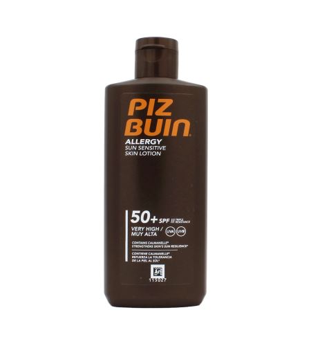 Piz Buin Allergy mléko na opalování pro citlivou pokožku SPF 50+ 200 ml
