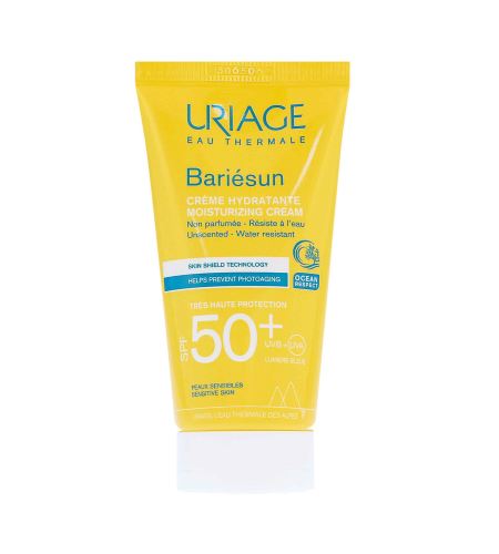 Uriage Bariésun Moisturizing Cream Skin Shield Technology opalovací krém SPF 50 50 ml