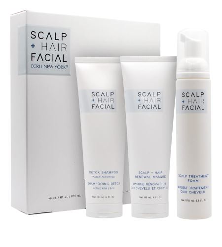 Ecru New York Scalp + Hair Facial detoxikační vlasový systém 118x118x97,5 ml