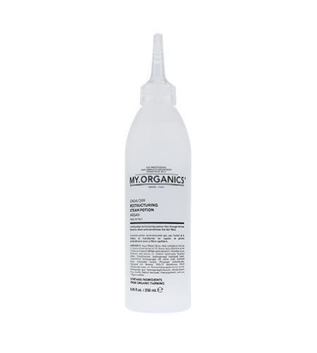 MY.ORGANICS The Organic Restructuring Steam Potion Argan elixír pro velmi poškozené vlasy 250 ml
