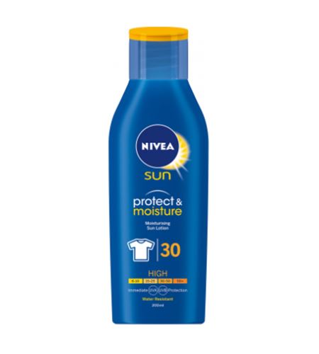 Nivea Sun Protect & Moisture mléko na opalování SPF 30 200 ml