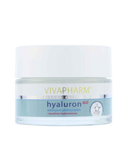 VivaPharm Hyaluron intenzivní pleťový krém s kyselinou hyaluronovou 50 ml