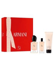 Giorgio Armani Sí parfémovaná voda 50 ml + parfémovaná voda 15 ml + tělové mléko 75 ml Pro ženy dárková sada