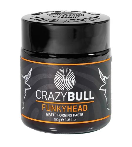 CrazyBull Funky Head Matte Paste matná stylingová pasta s lehkou fixací 100 g