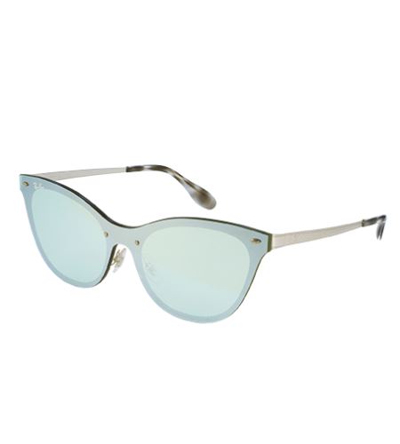 Ray-Ban RB3580N Blaze Cat Eye sluneční brýle pro ženy 43x140 mm zelená