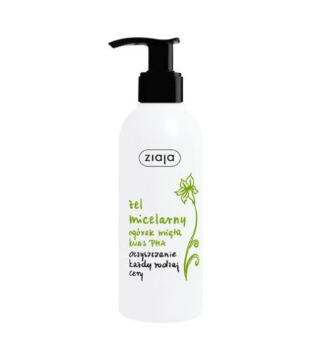 Ziaja Cucumber Mint micelární gel 200 ml