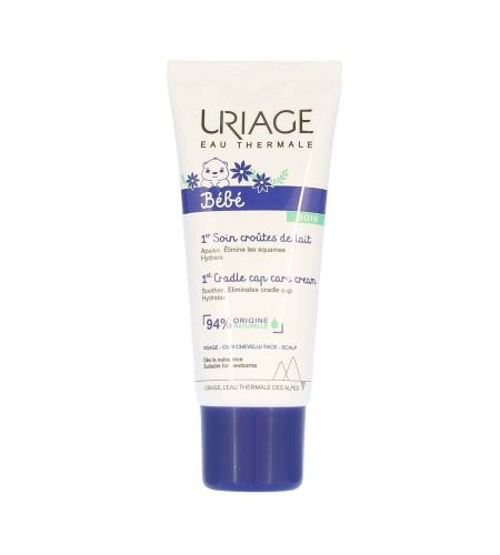 URIAGE Bébé 1st Cradle Cap Care Cream zklidňující krém pro děti 40 ml