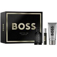 Hugo Boss Boss Bottled Parfum dárková sada pro muže parfém 100 ml + sprchový gel 100 ml + parfém 10 ml