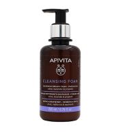 Apivita Cleansing Foam Face &amp; Eyes krémová čisticí pěna na obličej a oči 200 ml