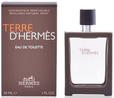Hermes Terre d'Hermes toaletní voda 30 ml pro muže plnitelný flakón