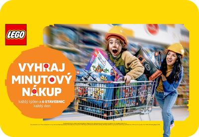 Vyhrajte minutový nákup stavebnic LEGO®