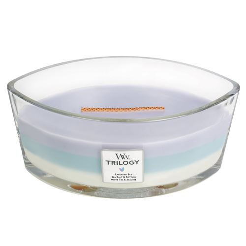 WoodWick Calming Retreat vonná svíčka s dřevěným knotem 453,6 g