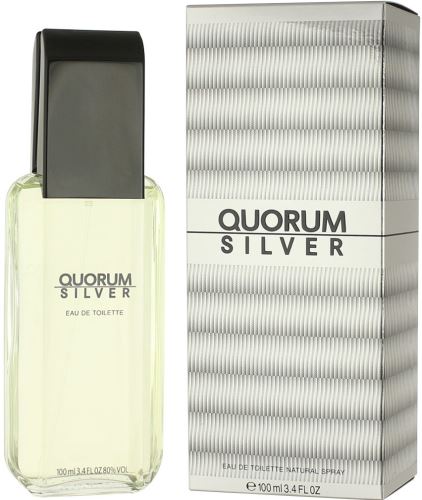 Antonio Puig Quorum Silver toaletní voda 100 ml Pro muže