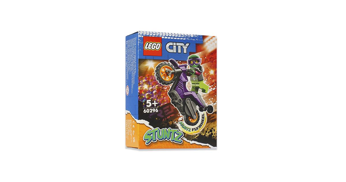 LEGO 60296 City Stuntz Wheelie Stunt Bike