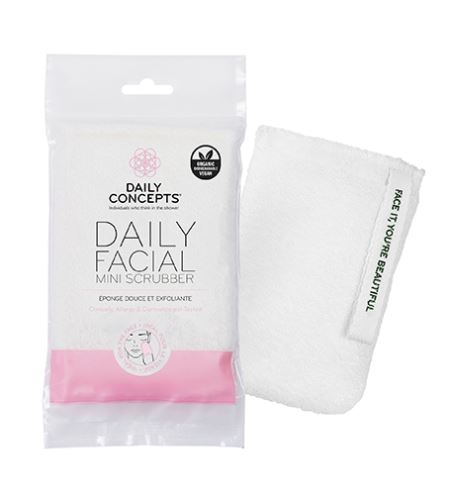Daily Concepts Daily Facial Mini Scrubber peelingová rukavice na obličej