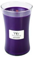 WoodWick Spiced Blackberry vonná svíčka s dřevěným knotem 609,5 g