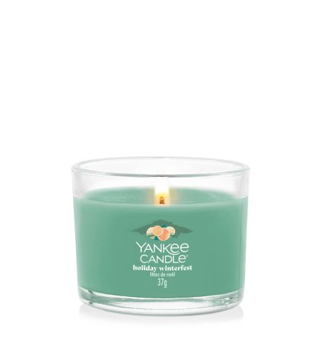 Yankee Candle Holiday Winterfest votivní svíčka ve skle 37 g