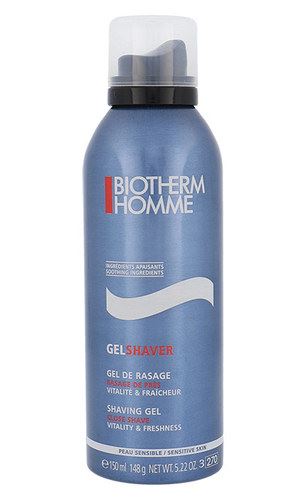 Biotherm Homme Shaving Gel Sensitive Skin gel na holení pro citlivou pleť pro muže 150 ml