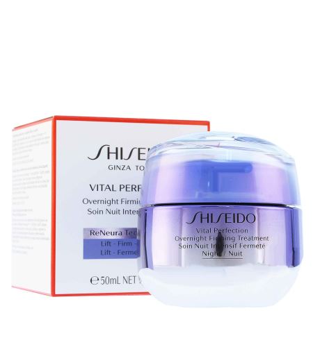 Shiseido Vital Perfection Overnight noční krém pro zpevnění pleti 50 ml