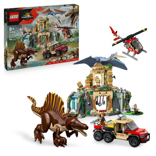 LEGO® Jurassic World  76976 Letecká mise se spinosaurem a quetzalcoatlem