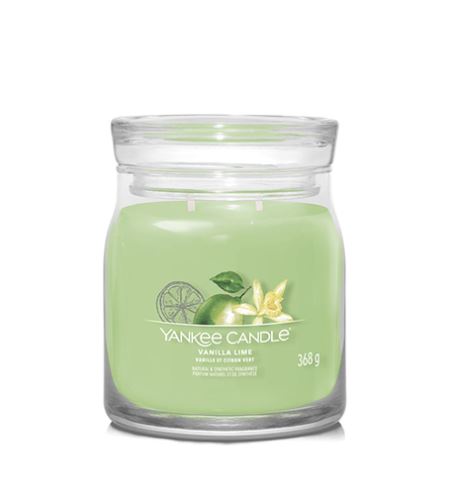 Yankee Candle Vanilla Lime signature svíčka střední 368 g
