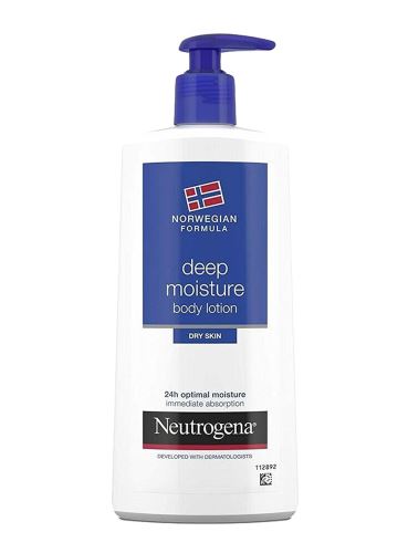 Neutrogena Norwegian Formula Deep Moisture hloubkově hydratační tělové mléko pro suchou pokožku pro ženy 400 ml