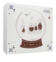 Ziaja Brownie dárková sada sprchový gel 160 ml + mycí pěna 250 ml + krém na ruce 50 ml + tělový sprej 100 ml