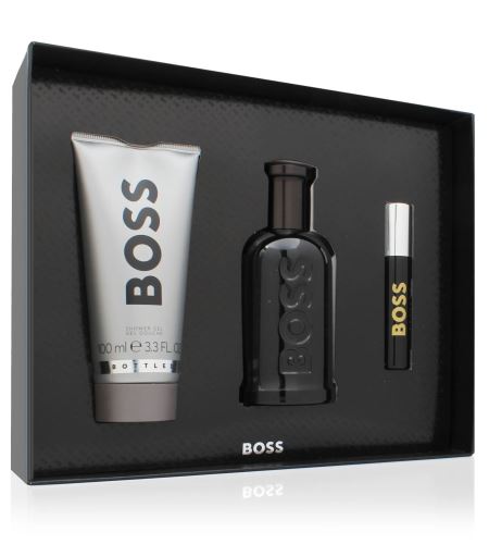 Hugo Boss Boss Bottled Parfum dárková sada pro muže parfém 100 ml + parfém 10 ml + sprchový gel 100 ml