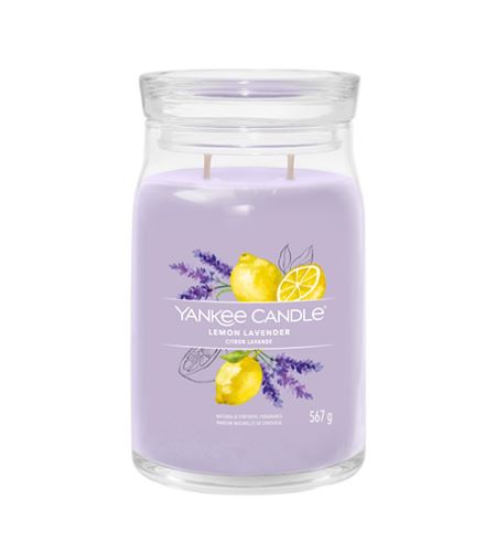 Yankee Candle Lemon Lavender signature svíčka velká 567 g