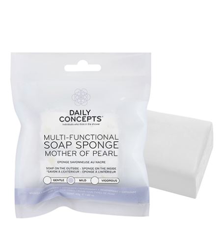 Daily Concepts Mother Of Pearl Multi-Functional Soap Sponge multifunkční mýdlová houba 45 g